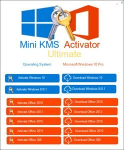 Mini KMS Activator Ultimate Getintopc For Windows 10